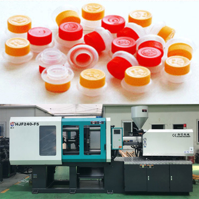 Machine de moulage par injection de bouchon de bouteille en plastique coloré de haute qualité et de haute production